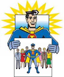 Get your picture taken with Captain Integrity